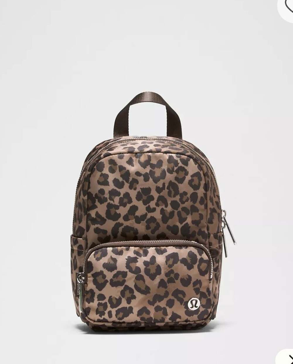 Lululemon Everywhere Backpack Mini 4L Metal Hardware True Leopard Multi/Oxford R - Picture 5 of 5